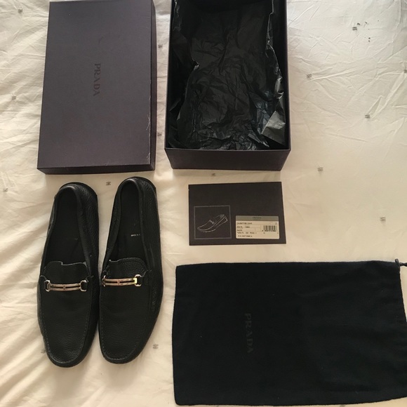 ⭐️Men’s Black Leather Prada Loafers⭐️ LUXURY⭐️ main image 13